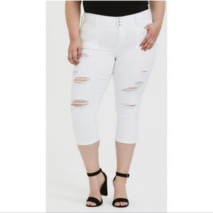 Torrid jegging crop jeans